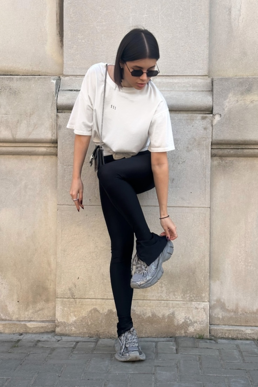 Чорні легінси із застібками FW2024-25 BLAZH.